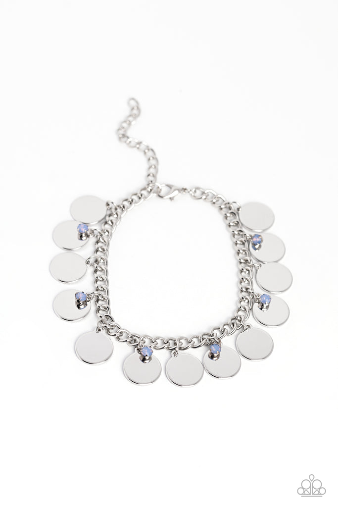 Dreamy Discs - Blue Paparazzi Bracelet - The Sassy Sparkle