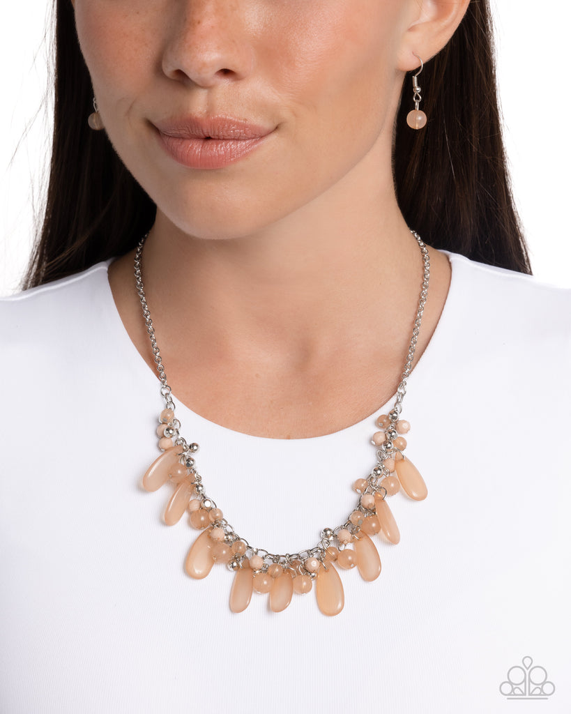 Bahama Mama Mode - Brown Necklace-Paparazzi