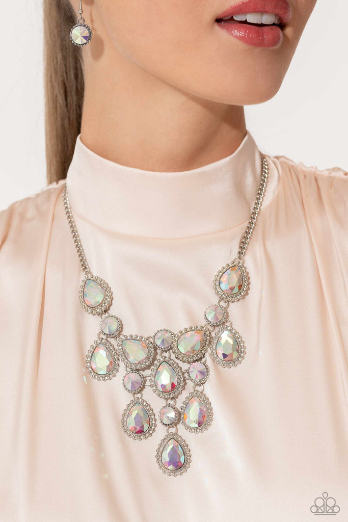 Dripping in Dazzle-Multi Necklace Paparazzi - The Sassy Sparkle