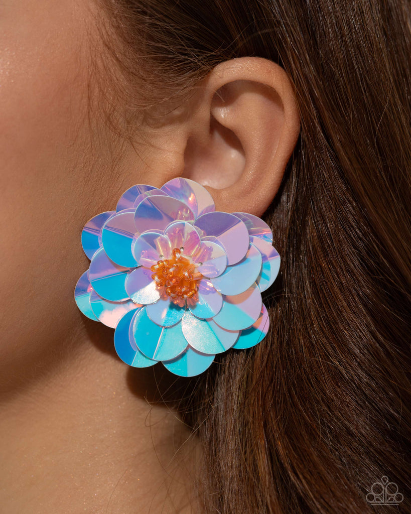 Floating Florals - Multi Earring - Paparazzi