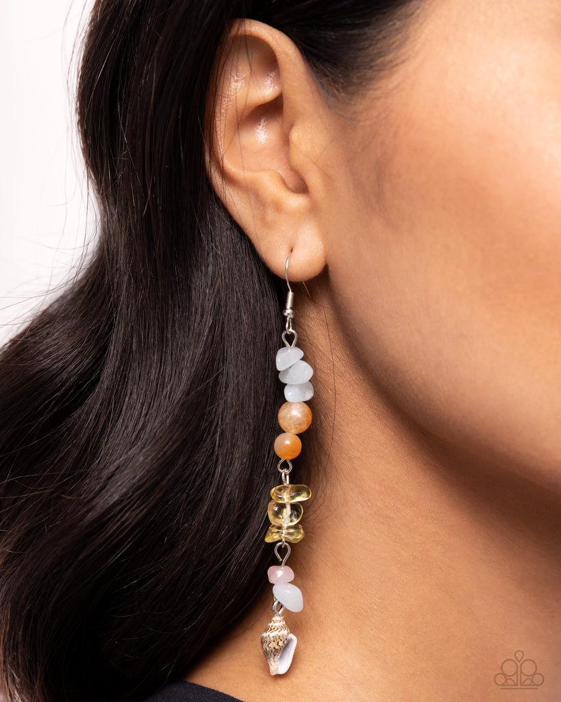 Game of STONES - Multi Stone Earring-Paparazzi