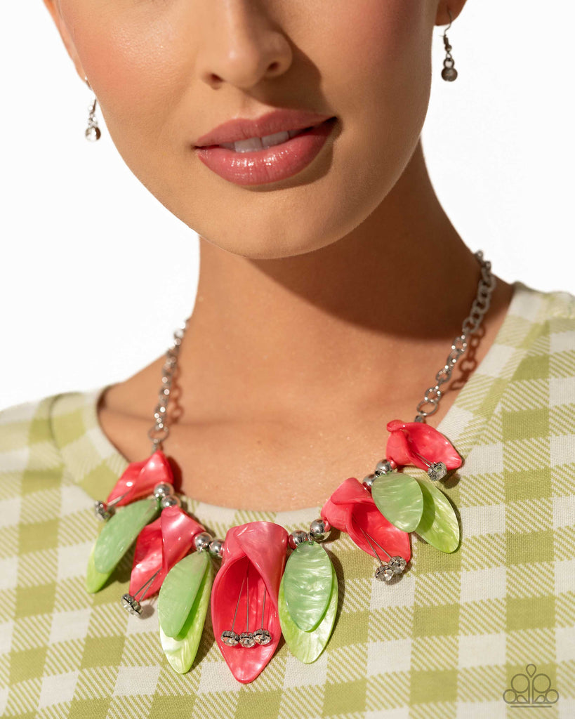 Garden Gaze - Multi Necklace-Paparazzi