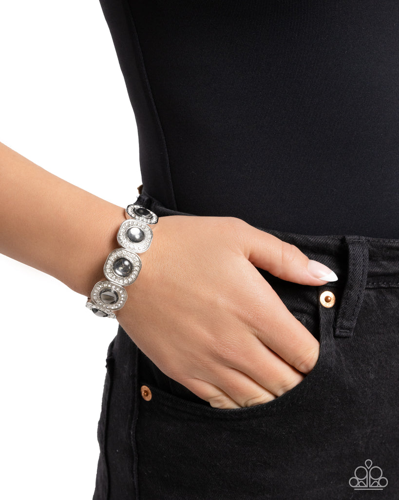 Reflective Relic - Silver Bracelet-Paparazzi