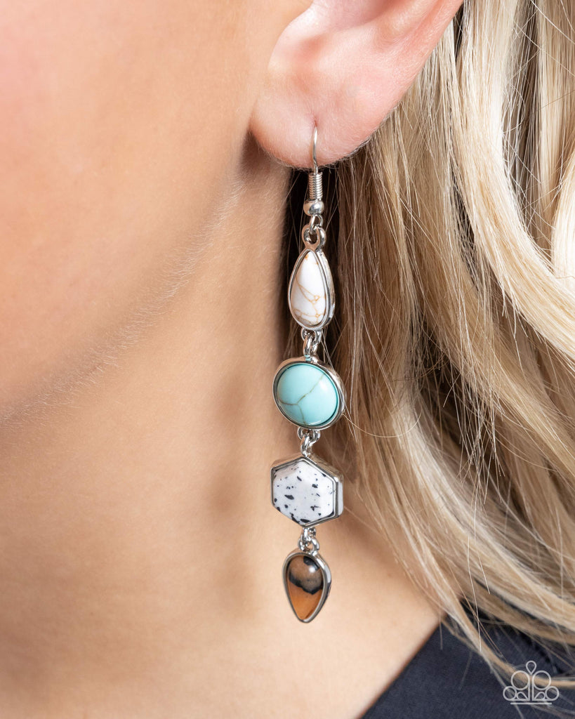 Singular Stones - Multi Earring-Paparazzi