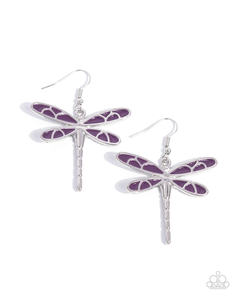 Dragonfly Descent - Purple - The Sassy Sparkle