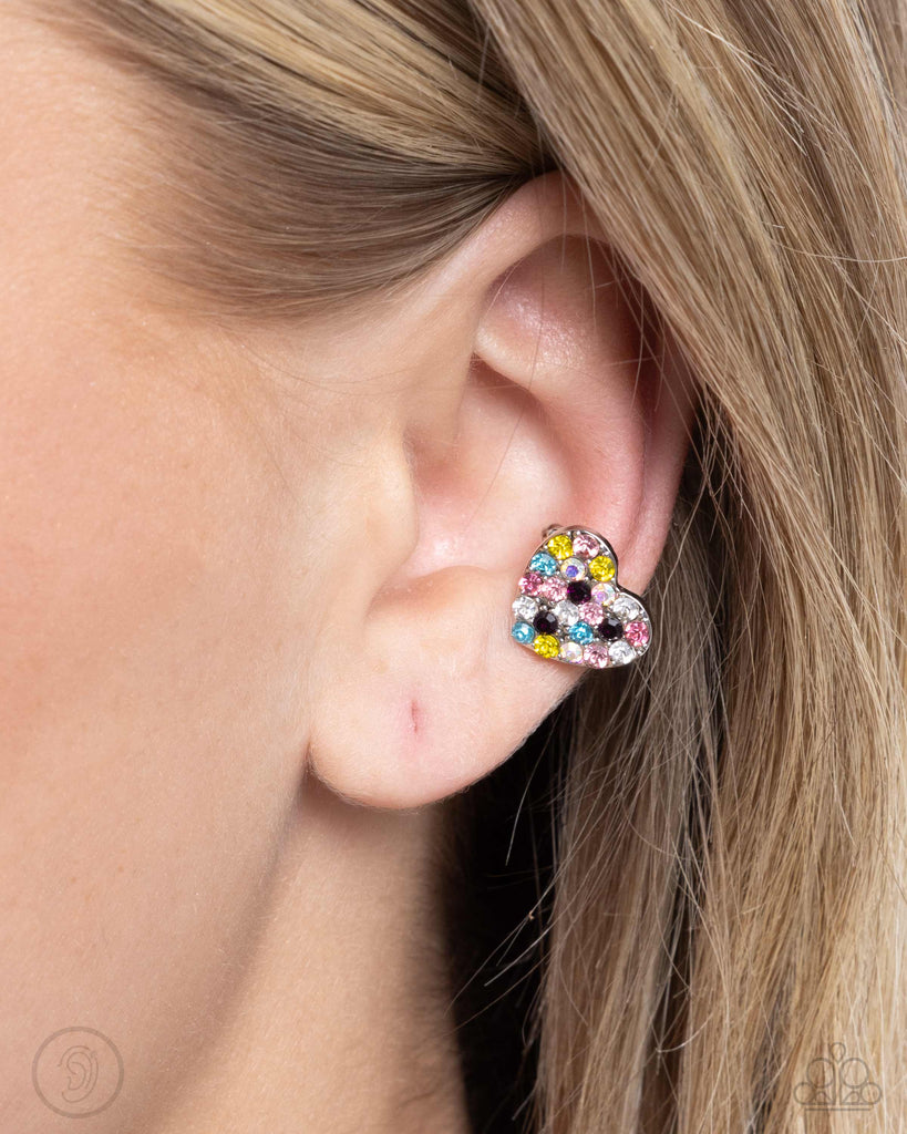 As Far As It GLOWS - Multi Ear Cuff-Paparazzi