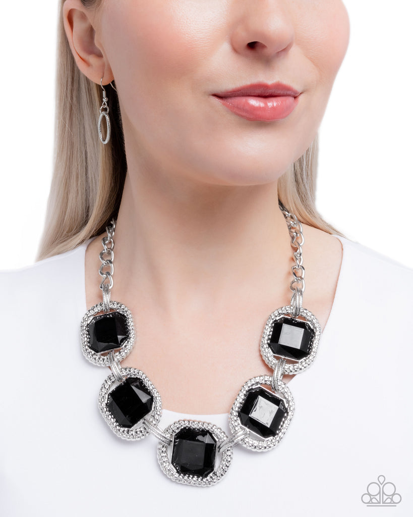 Framing Fanatic - Black Necklace-Paparazzi