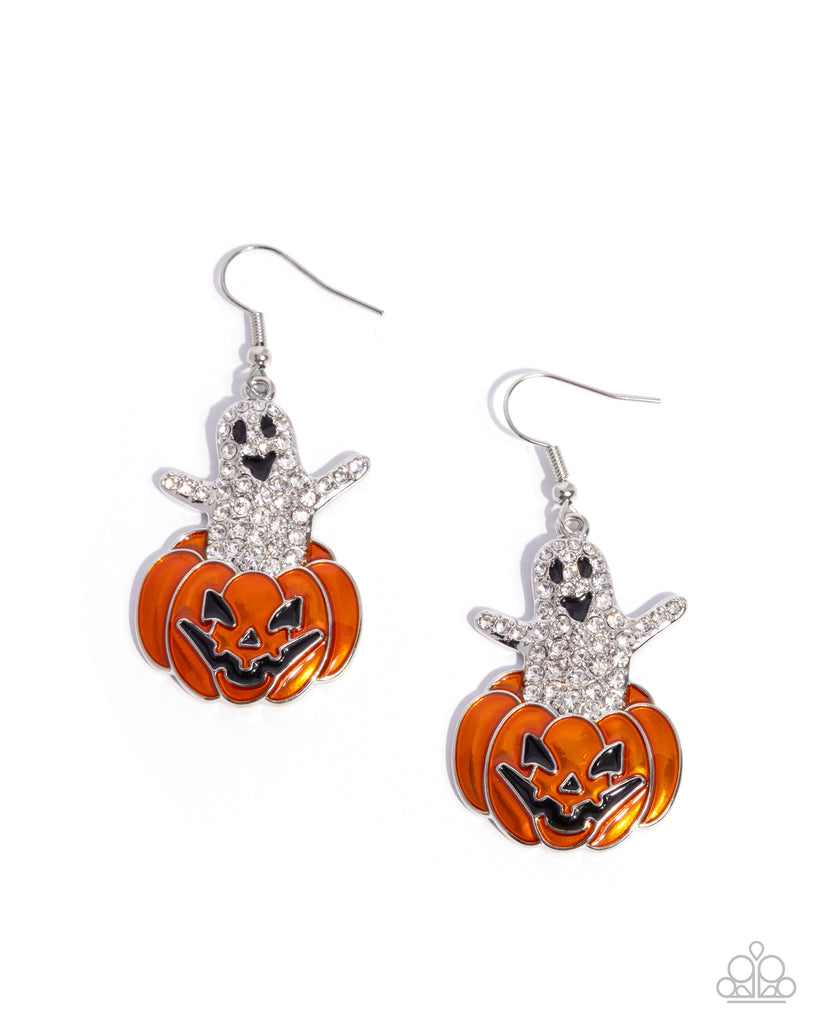 Spooky Statement - Multi Earring-Paparazzi - The Sassy Sparkle