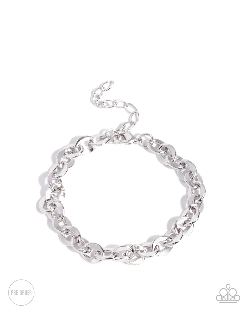 Chain Bracelet (Charms) - Silver Bracelet-Paparazzi - The Sassy Sparkle