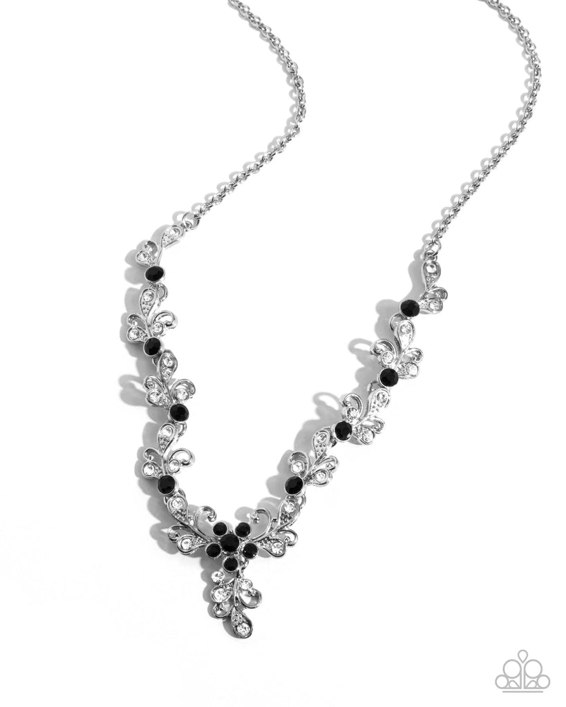 Refreshing Refinement - Black Necklace-Paparazzi