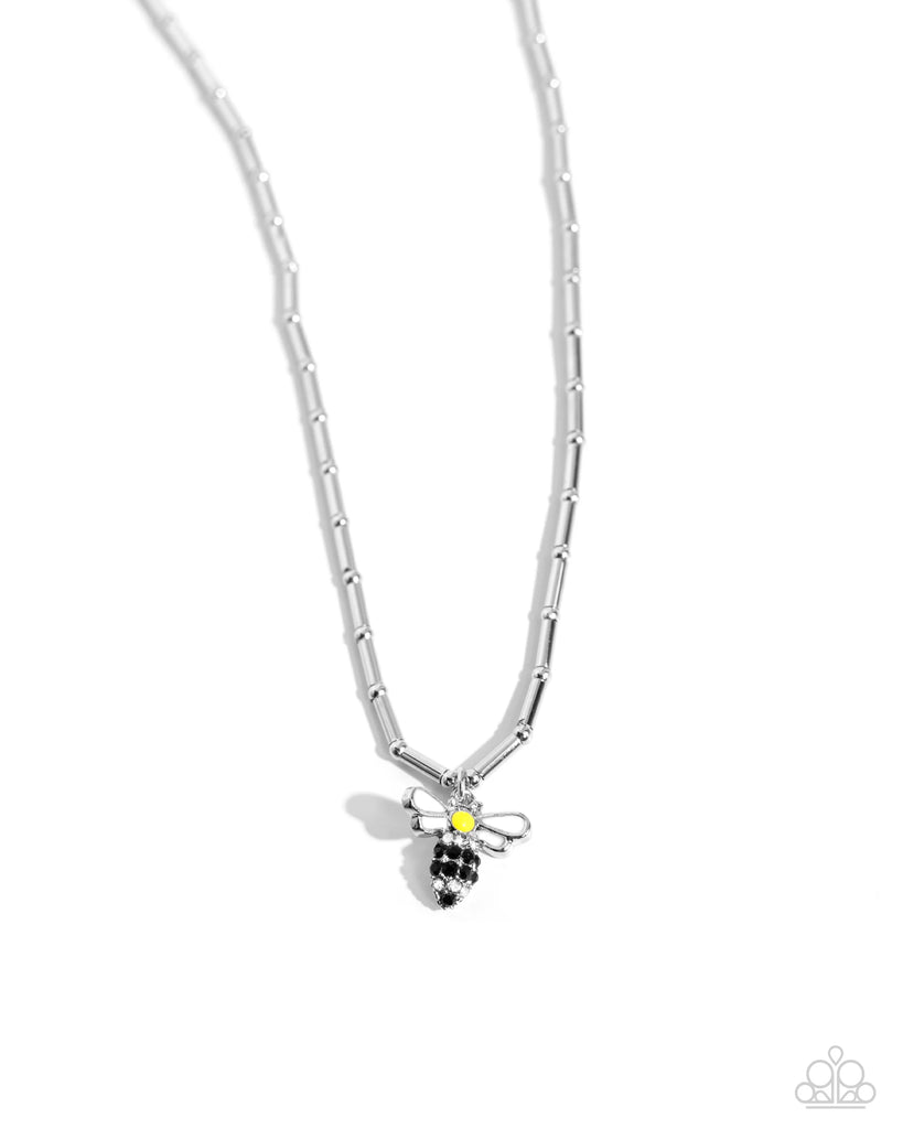 Bee’s Knees - Yellow Necklace-Paparazzi