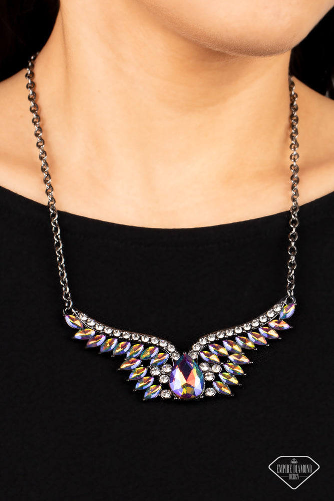 Smoldering Shimmer-Multi Necklace-Paparazzi - The Sassy Sparkle