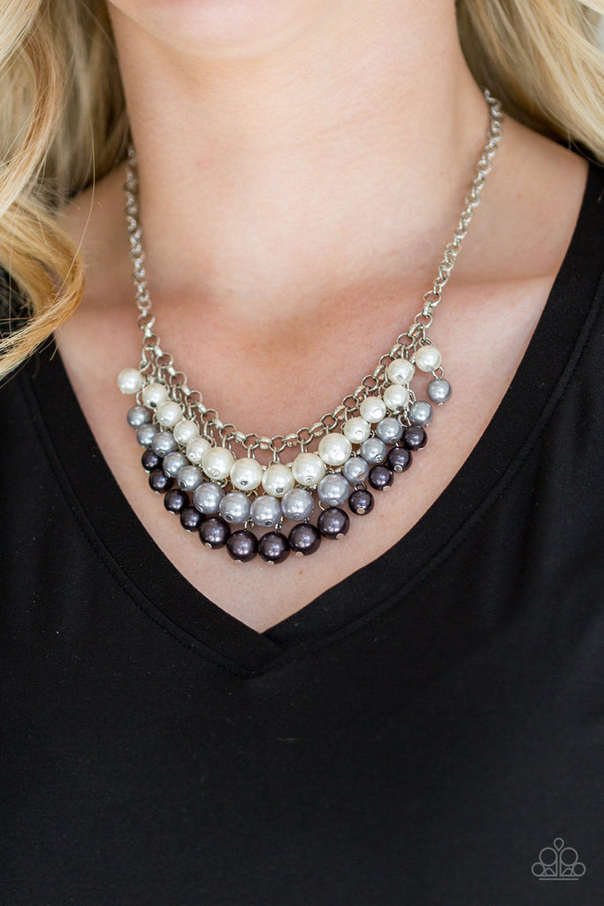 Run For The Heels! - Multi Pearl Necklace-Paparazzi - The Sassy Sparkle