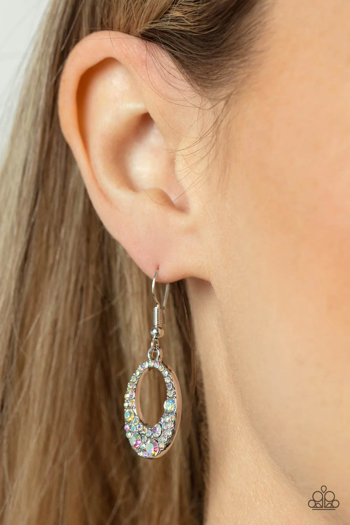 Showroom Sizzle - Multi Earring-Paparazzi - The Sassy Sparkle