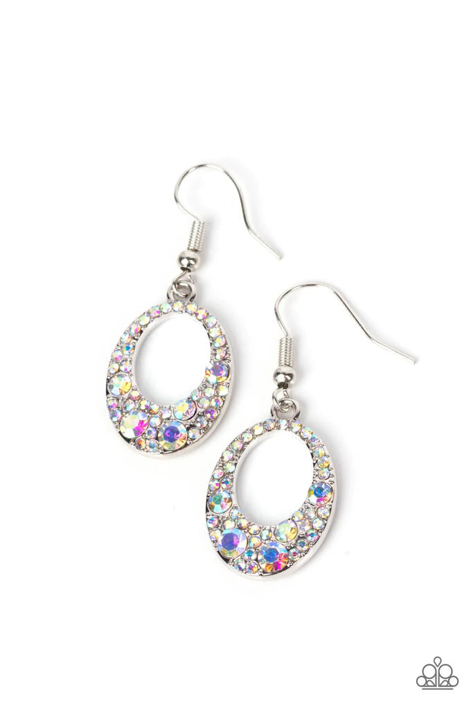 Showroom Sizzle - Multi Earring-Paparazzi - The Sassy Sparkle