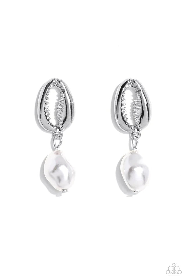 Pearl Redux - White Earrings - Dangle Pearl Earrings – A Finishing Touch  Jewelry