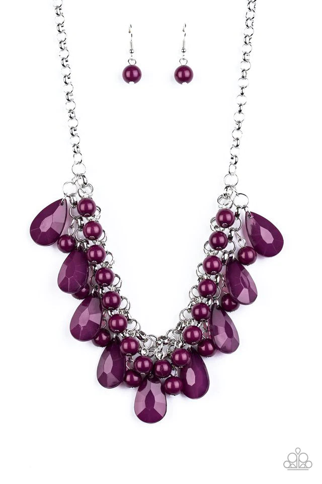 Endless Effervescence - Purple Necklace-Paparazzi