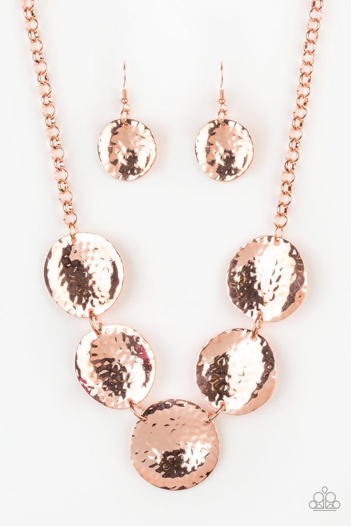 First Impressions-Copper Paparazzi Necklace - The Sassy Sparkle