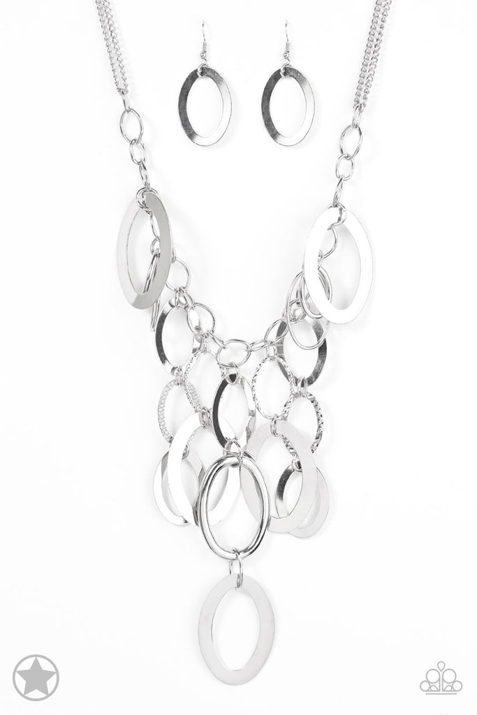 A Silver Spell - Silver Necklace-Blockbuster-Paparazzi