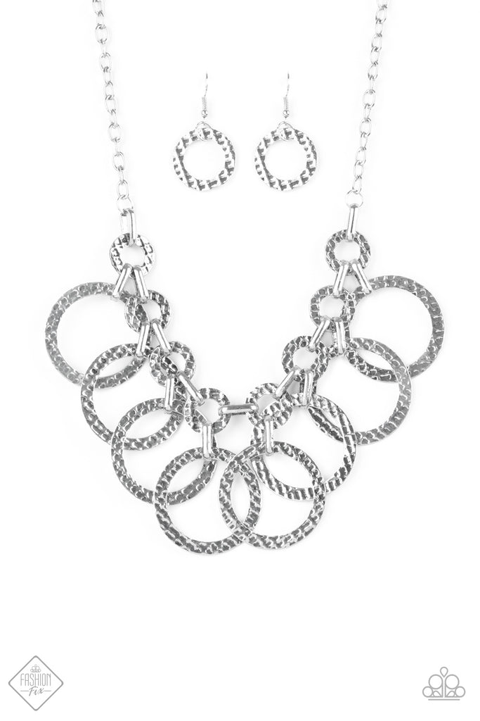 Jammin' Jungle - Silver Necklace-Paparazzi