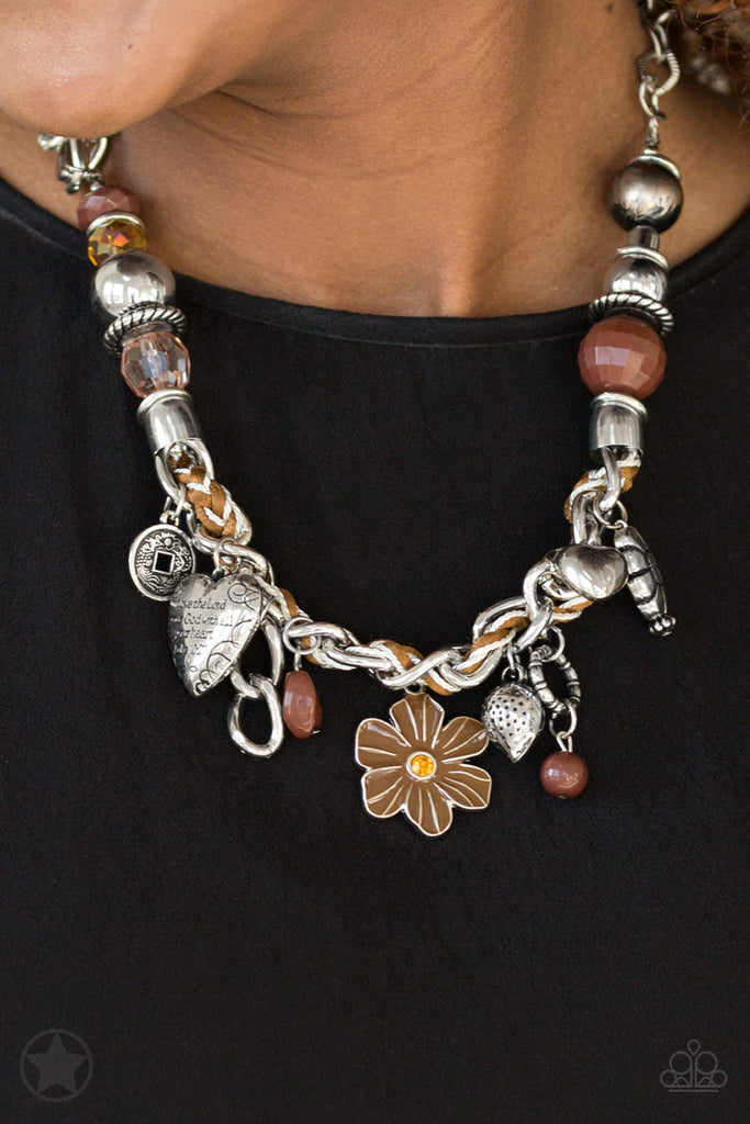 Charmed, I Am Sure - Brown Necklace- Paparazzi