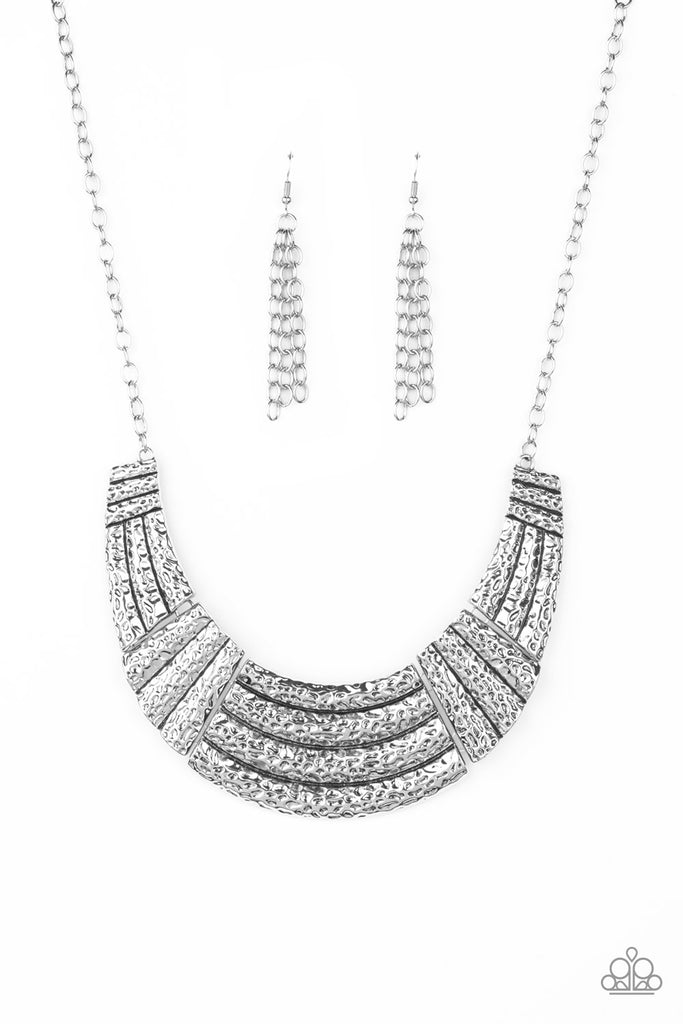 Ready To Pounce - Silver Necklace-Paparazzi