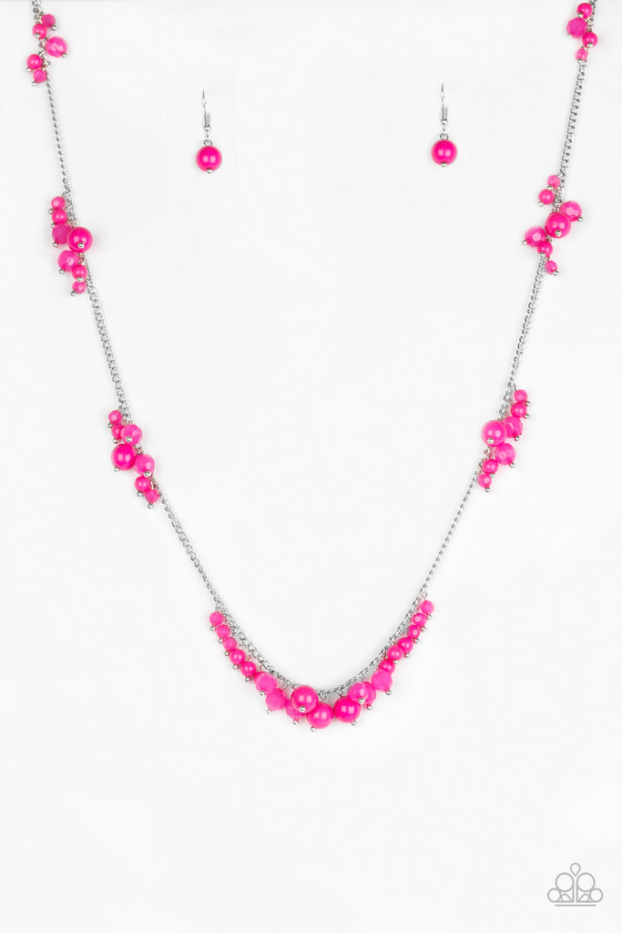 Paparazzi-Coral Reefs-Pink Necklace - The Sassy Sparkle