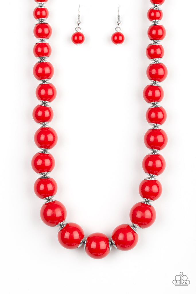 Everyday Eye Candy-Red Necklace-Paparazzi - The Sassy Sparkle