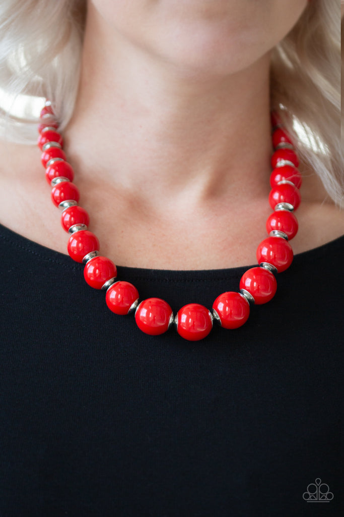 Everyday Eye Candy-Red Necklace-Paparazzi - The Sassy Sparkle