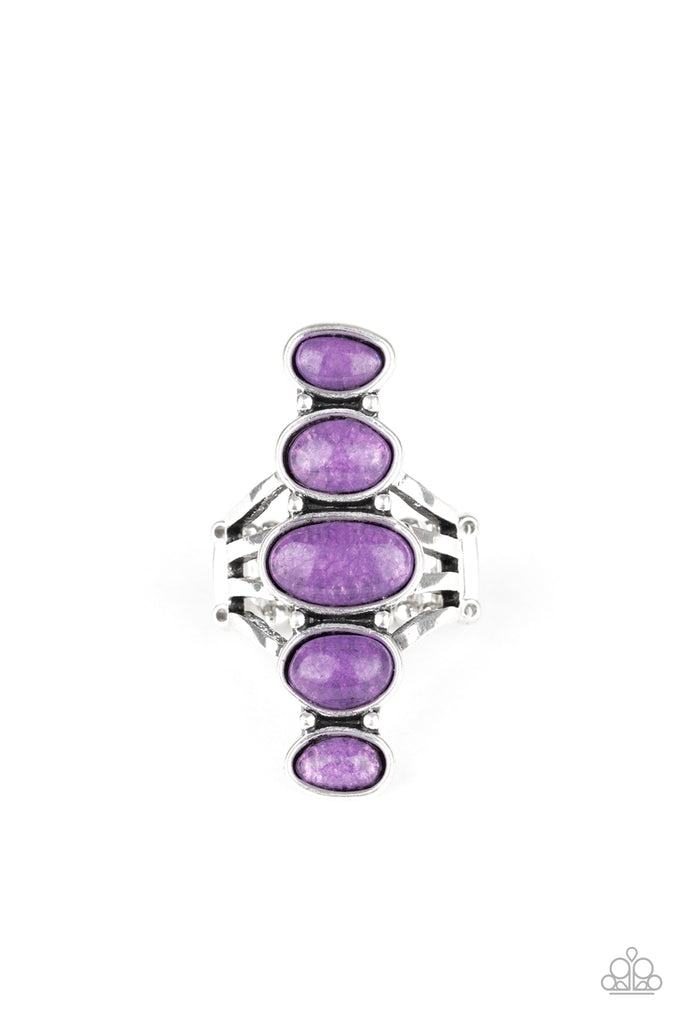 Paparazzi-Stone Sublime-Purple Ring - The Sassy Sparkle