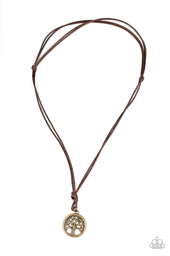 Rural Roots-Brass Urban Necklace - The Sassy Sparkle