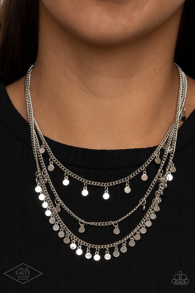 Always On CHIME - Silver Necklace-Paparazzi