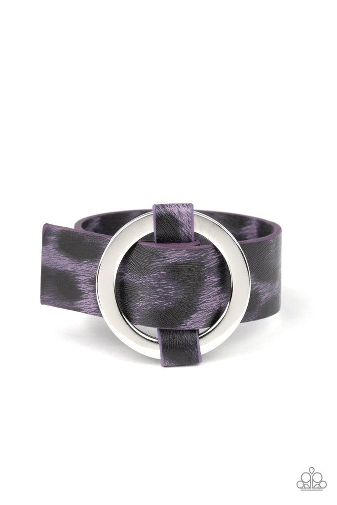 Jungle Cat Couture-purple Paparazzi urban bracelet - The Sassy Sparkle