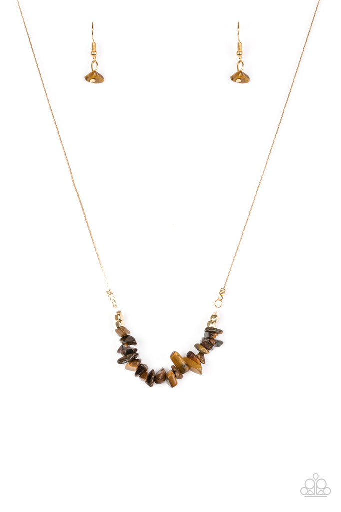 Back to Nature-Brown Necklace-Paparazzi - The Sassy Sparkle