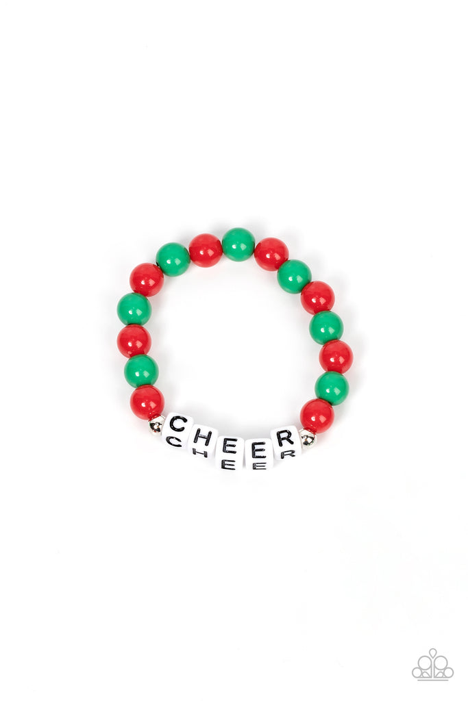 Starlet Shimmer-Christmas Themed Bracelet-Paparazzi - The Sassy Sparkle