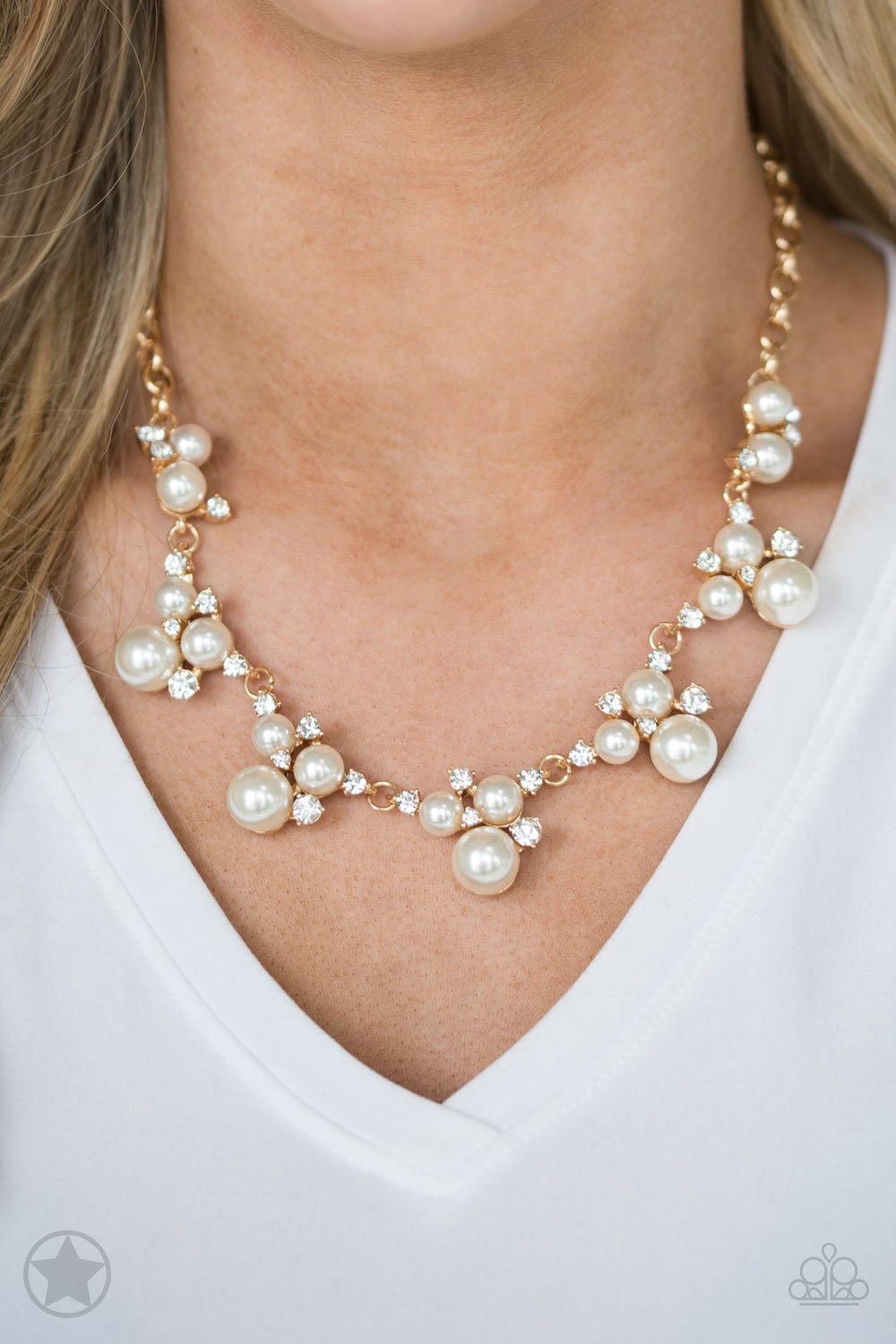 Magda Butrym glass-crystal-embellished Pearl Necklace - Farfetch