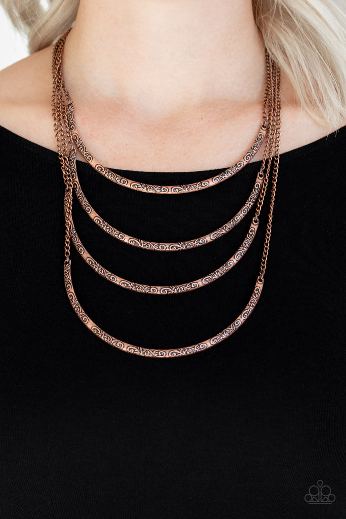 It Will Be Over MOON-Copper Necklace - The Sassy Sparkle