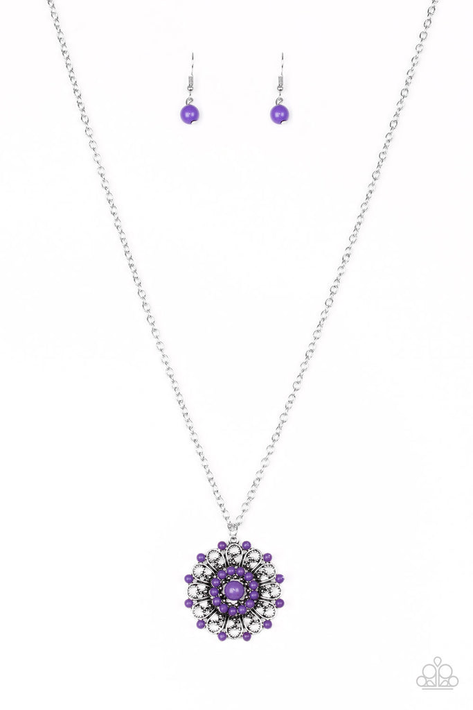 Boho Bonanza-Purple Necklace-Pendant-Paparazzi - The Sassy Sparkle
