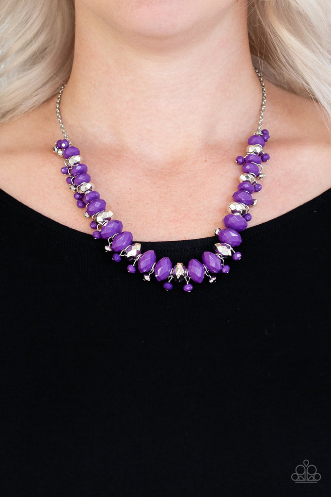 BRAGs To Riches - Purple Necklace-Paparazzi