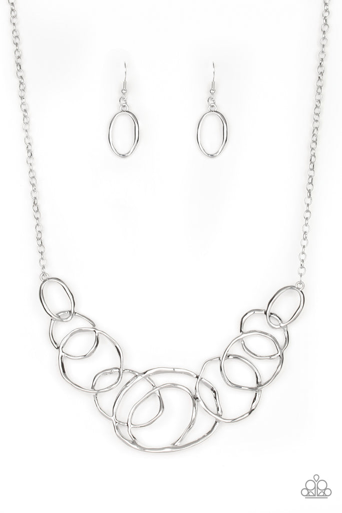All Around Radiance - Silver Necklace-Paparazzi