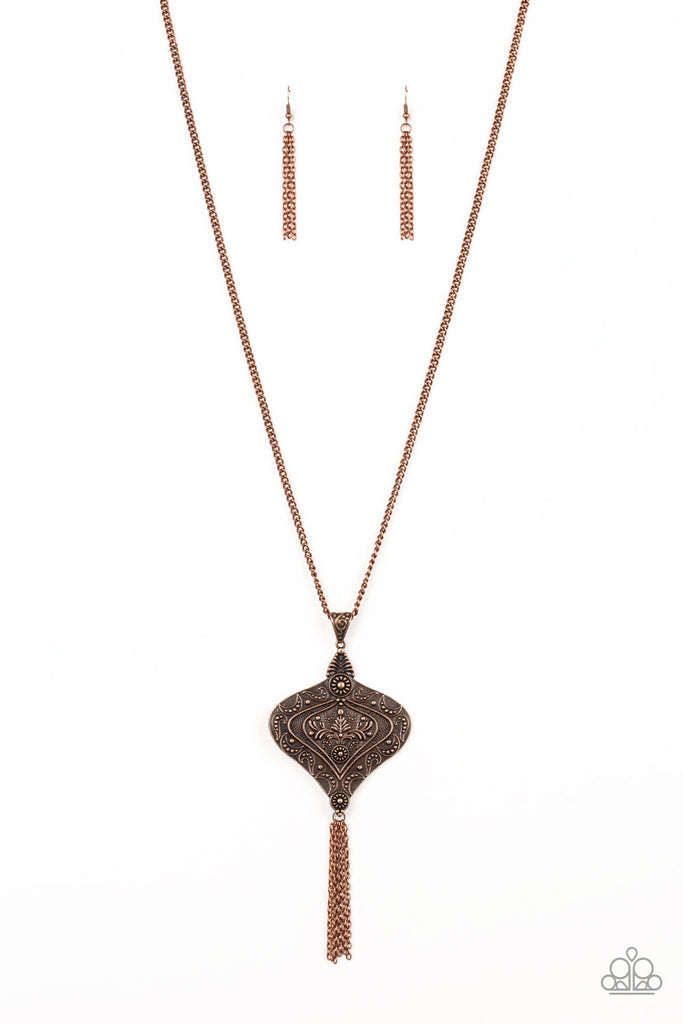 Rural Remedy-Copper Necklace-Long-Pendant - The Sassy Sparkle