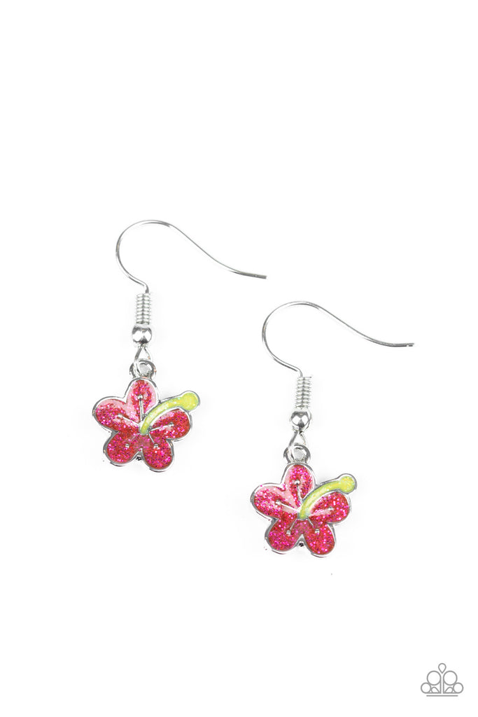 Starlet Shimmer Earrings-Tropical Themed-Paparazzi - The Sassy Sparkle