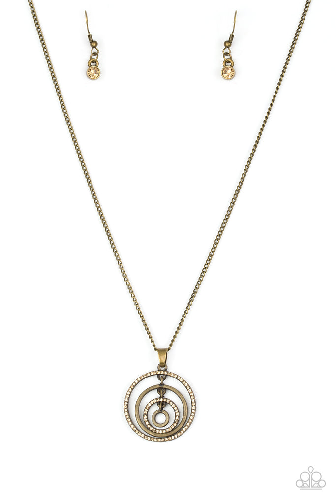 Upper East Side - Brass Necklace-Paparazzi