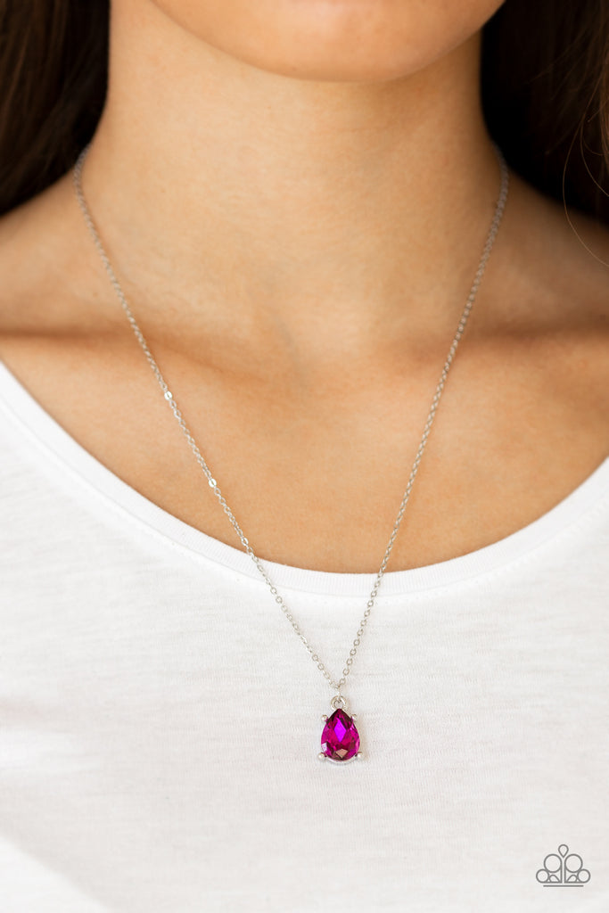 Classy Classicist - Pink-Paparazzi Necklace - The Sassy Sparkle