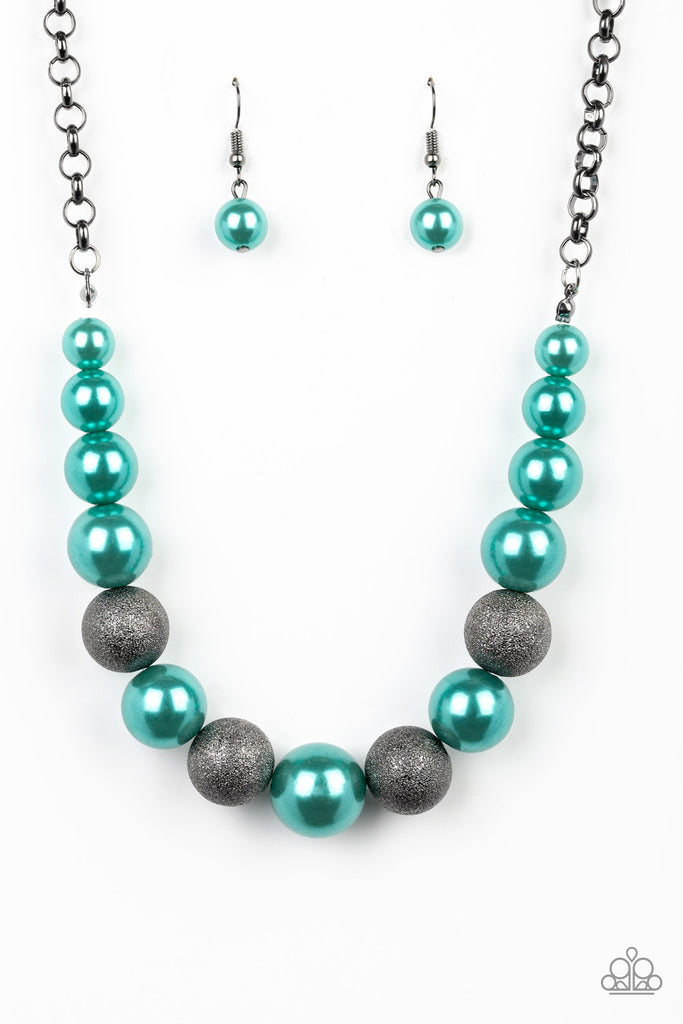 Color Me CEO - Green Necklace-Paparazzi - The Sassy Sparkle