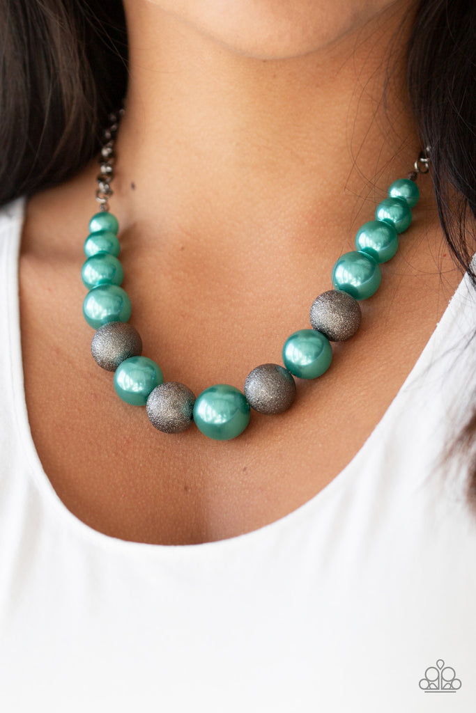 Color Me CEO - Green Necklace-Paparazzi