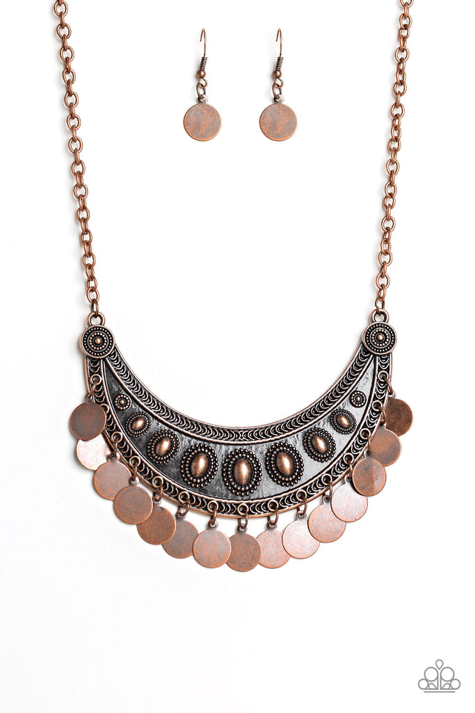 CHIMES Up-Copper Necklace-Paparazzi - The Sassy Sparkle