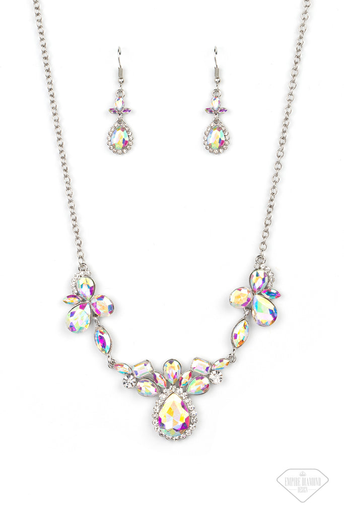 Intergalactic Icon-Multi Paparazzi Necklace-Empire Diamond EXCLUSIVE - The Sassy Sparkle