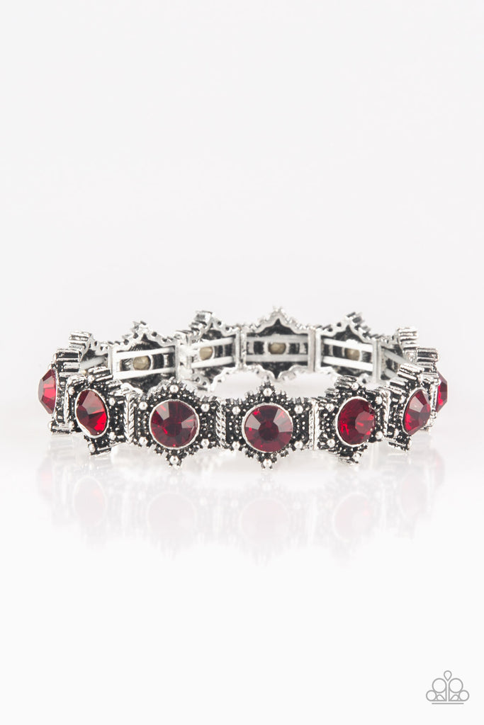 Strut Your Stuff - Red Bracelet-Necklace - The Sassy Sparkle
