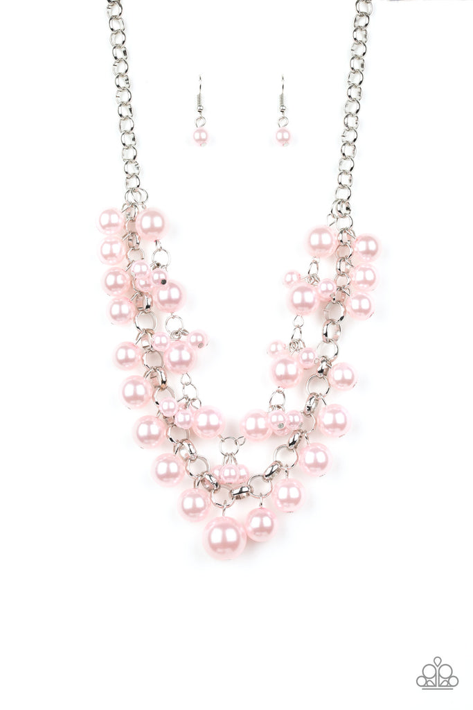 BALLROOM Service - Pink Necklace-Paparazzi